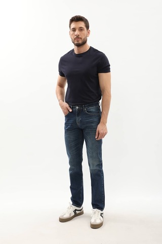 Erkek Normal Kalıp Regular Jean Pantolon Mavi