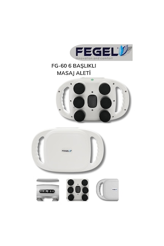 Fegel Pulsezen 6x Akıllı Tüm Vücut Terapi Tabancası Beyaz