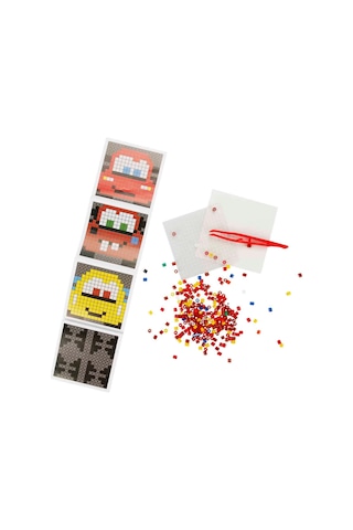4in1nessiworld Cars Pixel Pixel Boncuk Aktivite Ve Oyuncak Seti