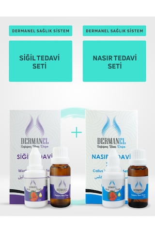 Dermanel Nasır Seti 45 ML + Dermanel Siğil Seti 45 ML