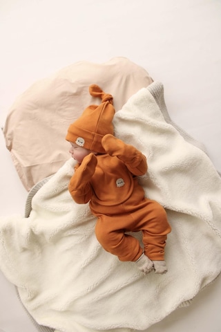 Oh Lala Koala Ahtapot Nakışlı 5li Uzun Kollu Yenidoğan Set Tarçın