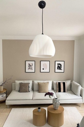 Mars Beyaz Avize - Antre Hol Salon Mutfak Oturma Odası Çocuk Odas Beyaz - Bal