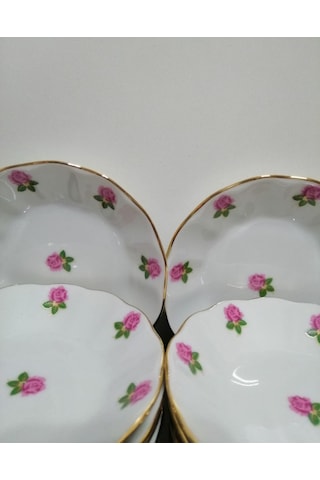 Porland Porselen 11 Cm Gülyaldız 12'li Çay Tabak Beyaz