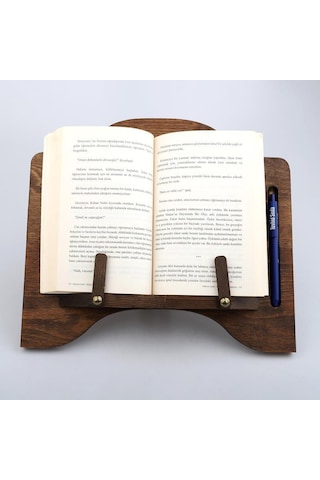 Ahşap Masaüstü Kademeli Rahle Kitap Okuma Standı Ahşap Tabletlik - Berat Rahle