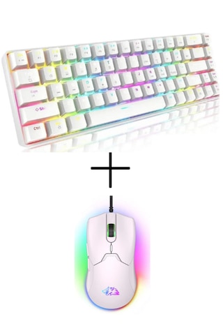 Atasoft T60 Rgb Mekanik Klavye Kablolu Gaming + Mouse