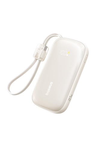 Baseus Enerfill Fc21 Qpow3 Ultra Dijital Göstergeli Powerbank 10.000 Mah 22.5w -titanyum Gri