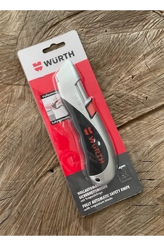 Würth Otomatik Maket Bıçagı Metal Halı Kesme Maket Bıçağı Bi Metal