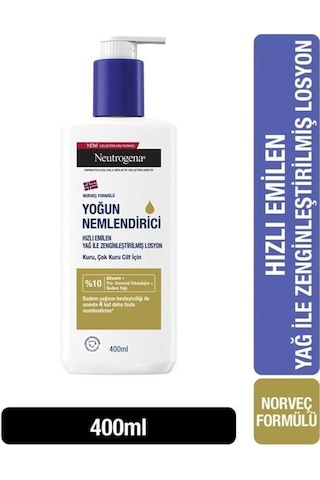 Neutrogena Kuru ve Çok Kuru Ciller İçin Yoğun Nemlendirici Losyon 400 ML