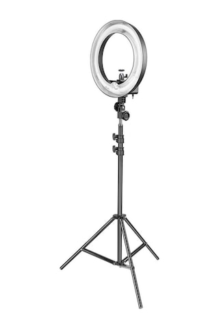 10" Youtuber Video Oda Çekimleri Için Ring Light Sürekli Led Işık+2m Stand Ayak