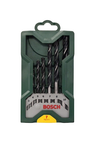 Bosch X-Line 7 Parça Ahşap Matkap Ucu Seti - 2607019580