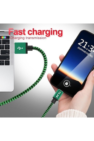 Prestigegoods Olaf Micro Usb Kablosu 1m-3m, Tip-c Usb C Kablo, Samsung, Huawei, Xiaomi Uyumlu, İphone 7/8/x/xs İçin Hızlı Şarj Veri Kablosu