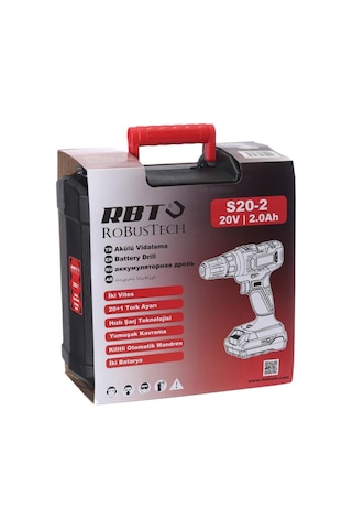 Rbt Robustech S20-2 Li Akülü Vidalama 20v 2 Ah