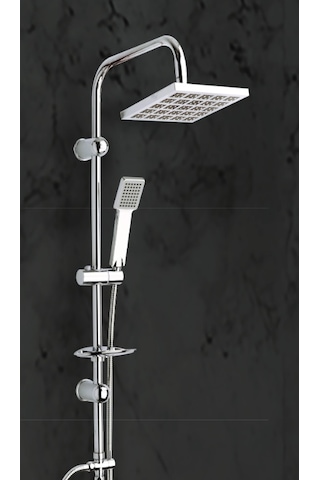 Modamix Moscow Robot Flat Tepe Duş Seti Krom