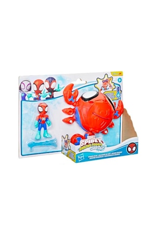 Marvel Spidey And His Amazing Friends Water Webs Örümcek Yengeç Figür Seti G1464 Marvel  - Spidey and His Amazing Friends