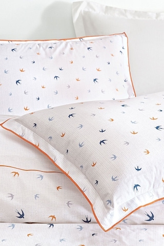 Puffy Ruth Çift Kişilik Ranforce Nevresim Seti - Mavi