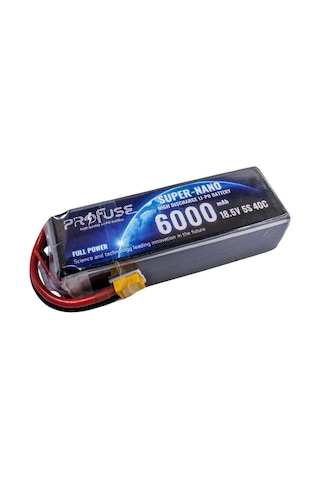 18.5 V 5s Lipo Batarya-pil 6000 Mah 35c