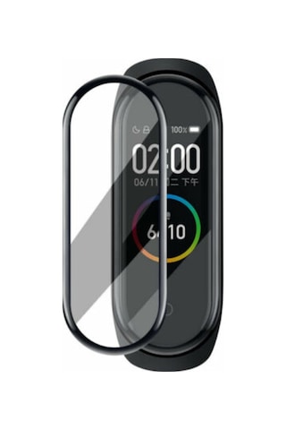 Xiaomi Mi Band 5 5D Tam Kaplayan Kırılmaz Nano Ekran Koruyucu