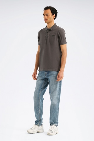 Reebok Blaze Embroıdered Ss Polo Antrasit Erkek Kısa Kol T-shirt 000000000102345107 Gri