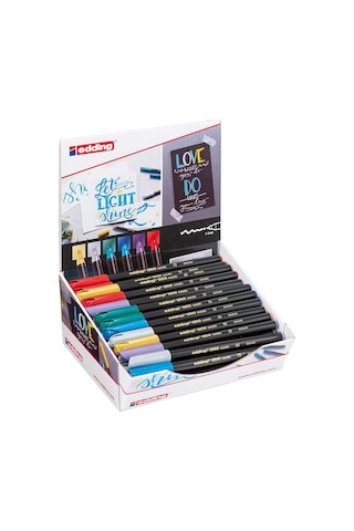4 51151 Keçeli Ekran 1200 Metalik Color Pen, 50 Parça, Karton