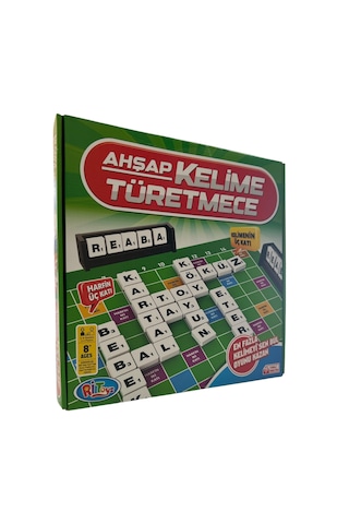 Ahşap Kelime Üretme Oyunu Dil Gelişimi Ve Zeka Geliştirici Eğitici Oyun