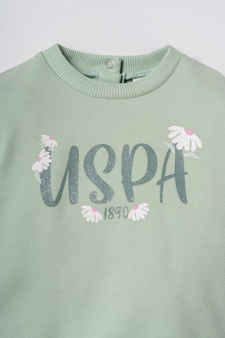 U.S. Polo Assn. Nakışlı Kız Bebek Yeşil Uzun Kol Pijama Takım Usb3259-c-v1 Usb3259-c-v1