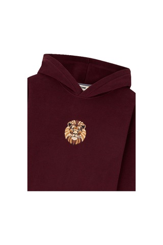Gsstore X Reflect Studio Aslan Çocuk Hoodie C242400 Bordo