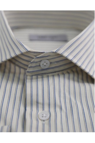 Uki Bej Tam İtalyan Yaka Klasik Gömlek Bej