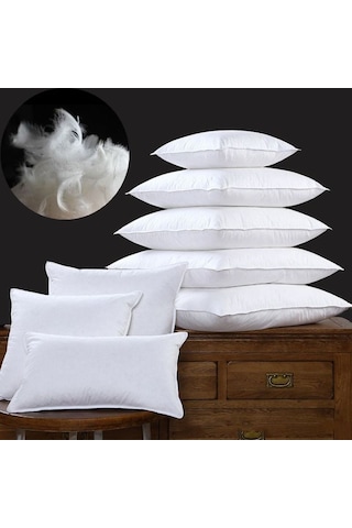 Ysl Home 2'li Kaz Tüyü Kırlent Kılıfı İç Dolgu Yastık 60x60