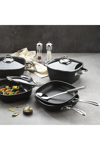 Schafer Gastronomıe 26Cm Granit İnd.Derin Tencere