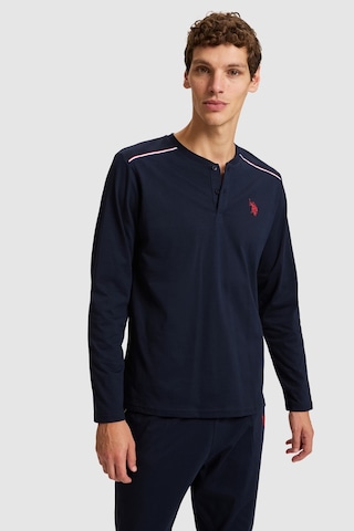 U.S. Polo Assn. Erkek Lacivert Pijama Takımı 50333256-vr033
