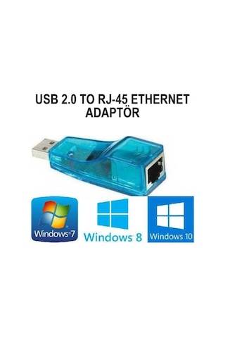 Usb Ethernet Adaptör Internet Çevirici Dönüştürücü (510111629)