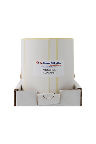 Lexroo Eko Termal Etiket 100mm X 50mm Ruloda 1000 Adet 40mm Kuka Çapında Direk Termal Transfer Diğer