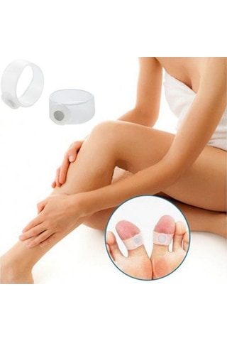 Büro Ev Ofis Ayakkabı Aksesuarı İçin Mıknatıslı Yüzüklü Ayak Masaj Bandı