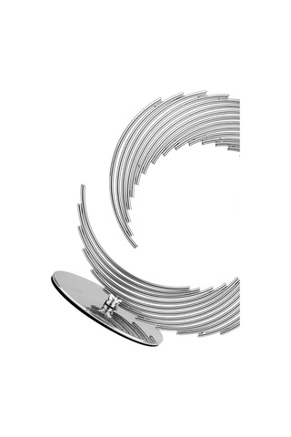 Begüsa Bakü Metal Aksesuar Biblo 35 Cm Krom