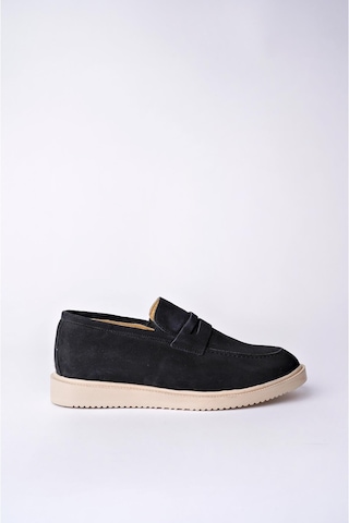 Muggo Jones Garantili Erkek Günlük Klasik Hakiki Deri Casual Rahat Ortopedik Ayakkabı Siyahsüet Siyah