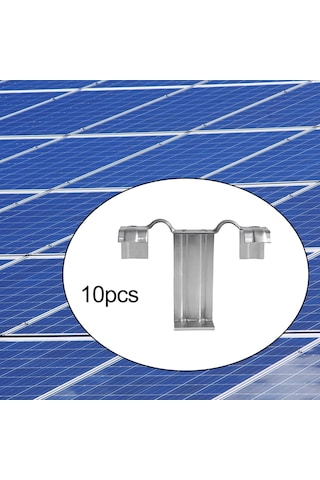 Homyl 10 Adet Güneş Paneli Drenaj Klipleri Sağlam 30-mm