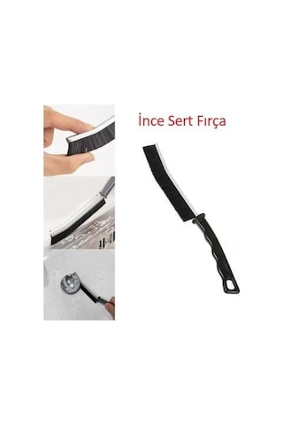 Derz Arası Banyo Mutfak Dar Alan İnce Temizlik Fırçası