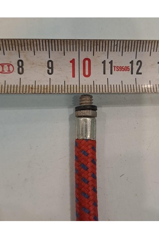 Pompa Hortumu Kırmızı Kısa (16 CM)