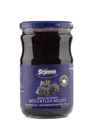 Seğmen Böğürtlen Reçeli Kavanoz 800 G Seğmen Böğürtlen Reçeli Kavanoz 800 G