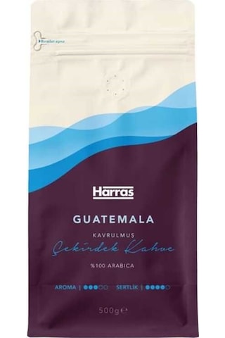 Guatemala Çekirdek Kahve 500 G X 2 Adet - %100 Arabica Kavrulmuş Bütün Çekirdek Kahve