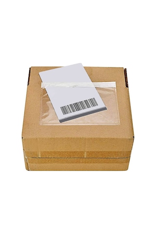Yapışkanlı Fatura Evrak Cebi, Plastik 19x26 Cm 1000 Adet