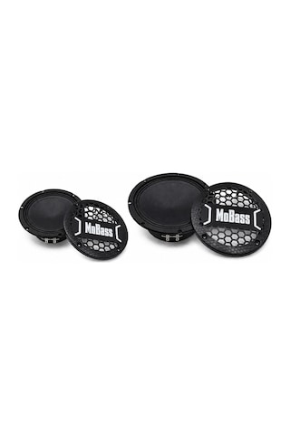 Mobass 16cm Hoparlör Kapağı - Mobass Logolu Plastik Midrange Hoparlör Kapak 16 Cm - 2 Adet