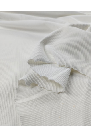Ekru Renkte Kaşkorse Ribana Kumaş En 100 Cm X Boy 160 Cm -10372 Ekru