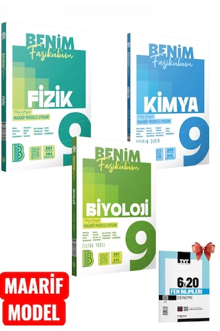9.sınıf Maarif Model Fen Bilgisi Biyoloji Kimya Fizik Soru Bankası Seti 9.sınıf Maarif Model Fen Bilgisi Biyoloji Kimya Fizik Soru Bankası Seti