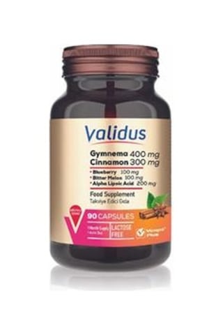 Validus Gymnema Sylvestre 400 Mg + Cinnamon 300 Mg 90 Kapsül