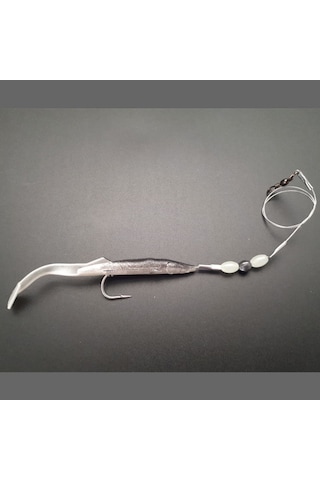 Levrek Lüfer Avcısı Çelik Telli Silikon Balık 8,5 Cm