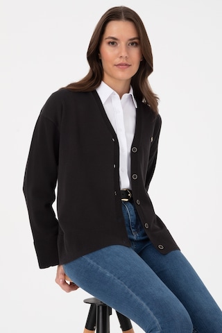U.S. Polo Assn. U.s. Polo Assn. Kadın Siyah Hırka Triko 50317680-vr046
