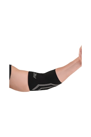 Musclecloth Elastik Spor Dirseklik Tekli Paket Siyah Siyah
