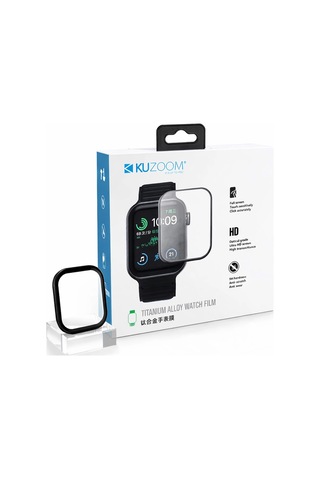 S10/s11- 46mm Uyumlu Titanyum Çerçeveli Hd Akıllı Saat Ekran Koruyucu Cam