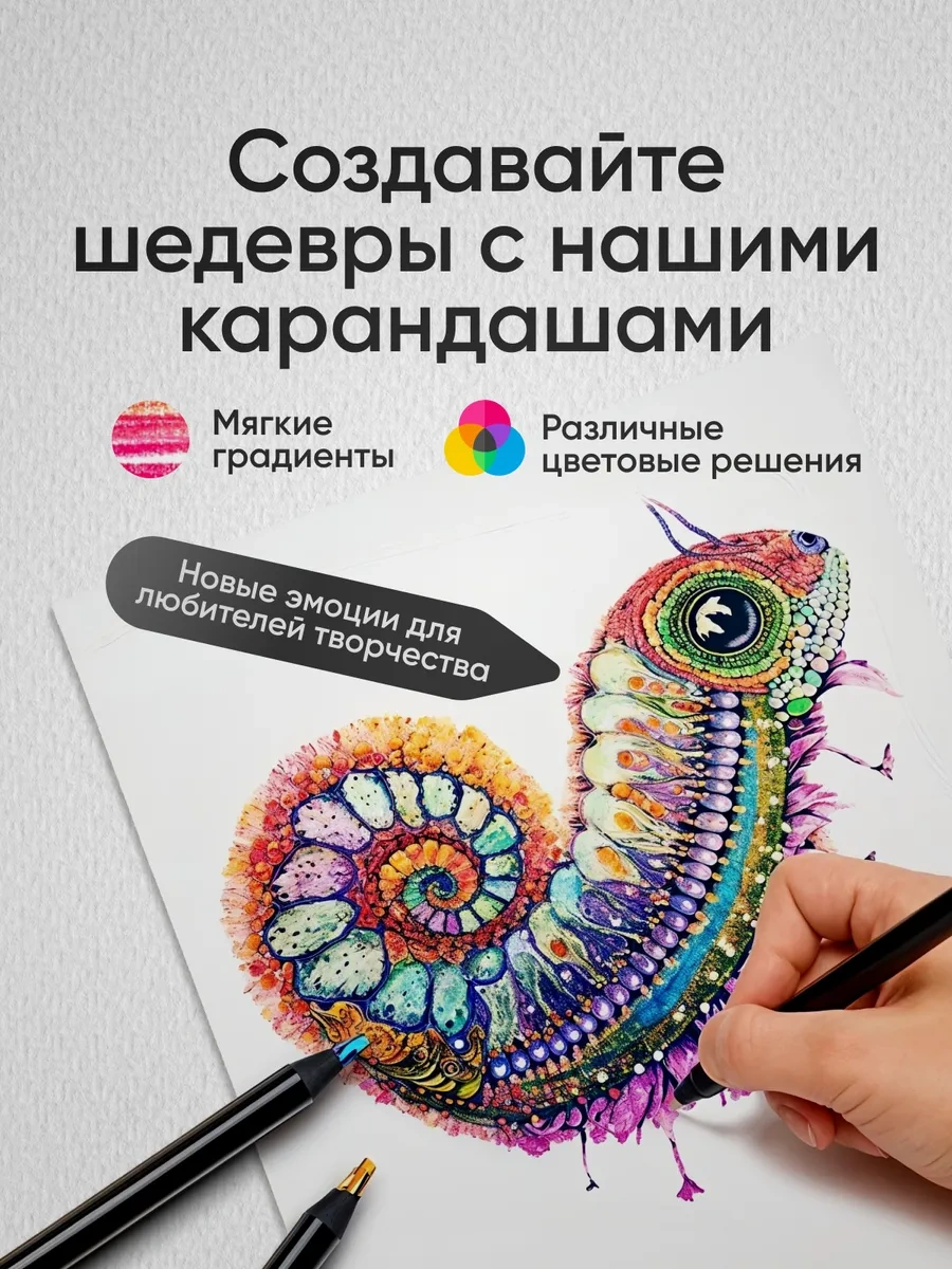 Astra Ant Boyama İçin Gökkuşağı Renkli Kalemler - 12'li Set 412745919 Mavi-mor